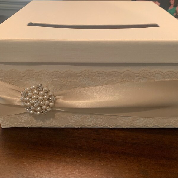 Card Box Wedding Gold Wedding Card Box Modern Card Box Card Box With