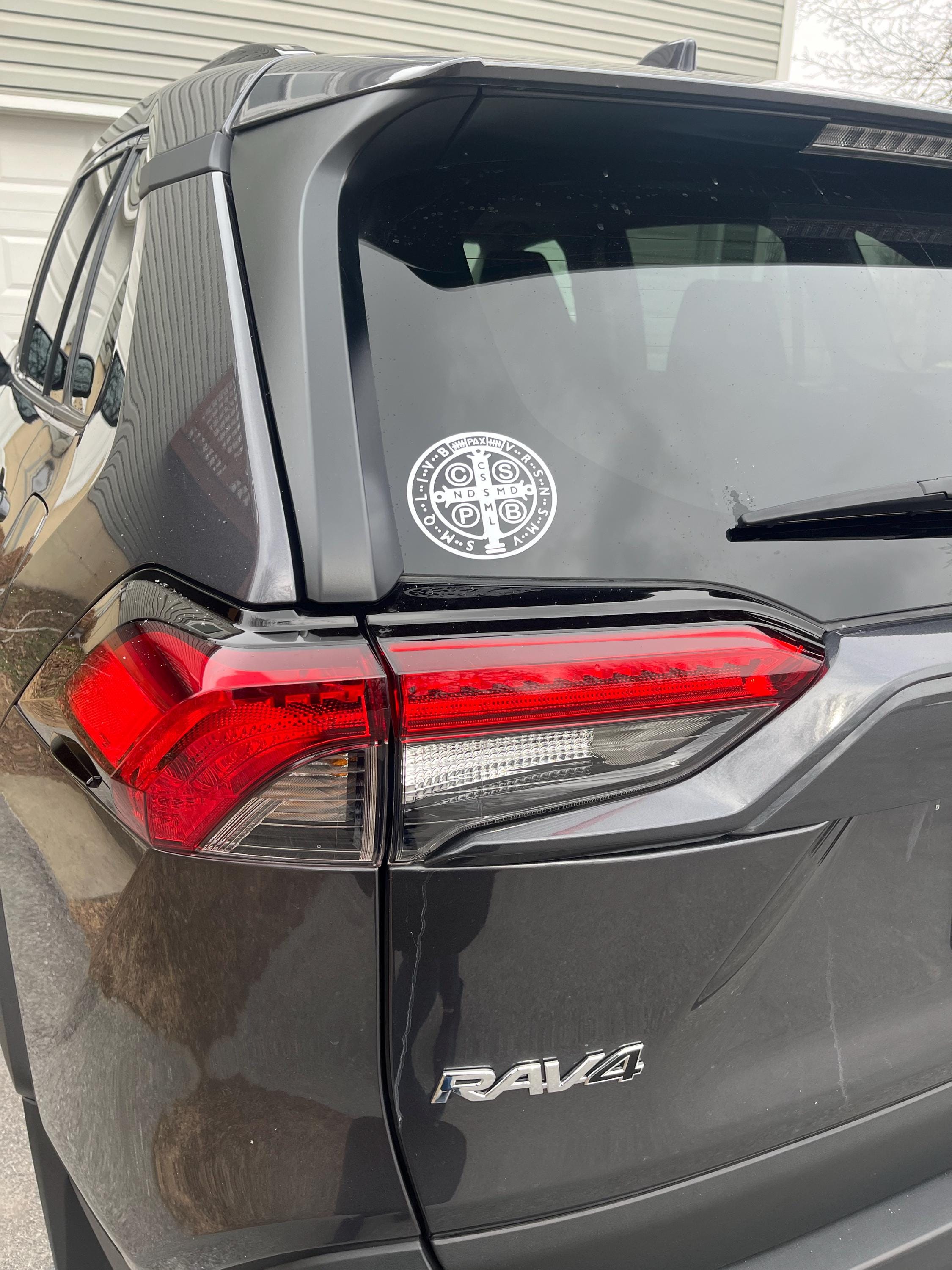 Saint Benedict - Catholic - Catholic decal - Catholic sticker - St benedict - Religious sticker - Protection decal - Car decal - St Benedict