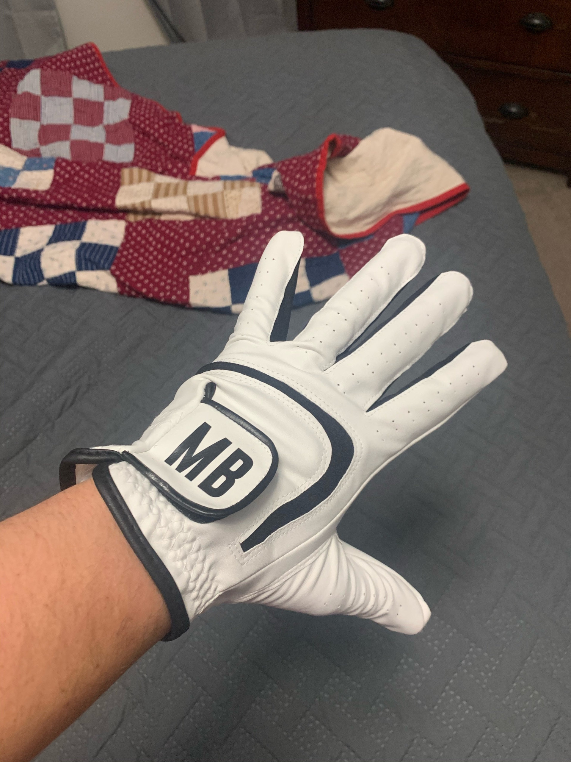 Personalised Men&#39;s Golf Glove