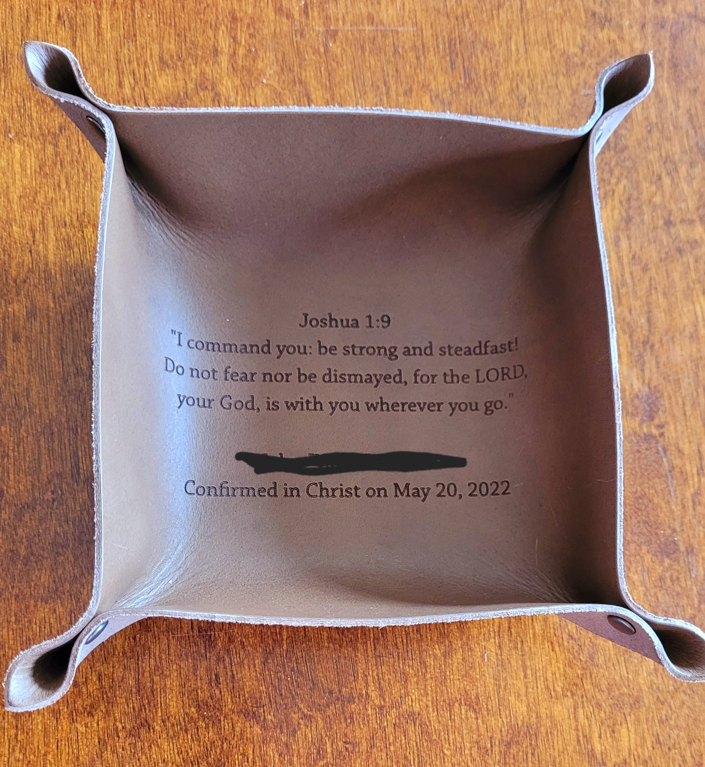 Custom confirmation gift, Gift for confirmation, gift for boy, personalized leather, engraved leather, gift for her, christian gift,