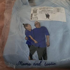 Family Reunion, Custom Embroidered Portrait Sweatshirt From Photo, Embroidery Shirt for Daddy, Christmas Embroidered Family Shirt