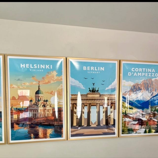 Cortina D'ampezzo Italy Travel Wall Art Poster Print - Etsy