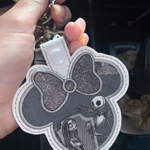 Fossil or Bell Bag Animal Crossing ACNH Snap Tab Keychain Leaf