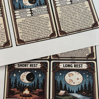 Printable Dungeons and Dragons Class Bookmarks Digital Download D&amp;D 5E ...