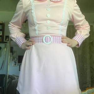 janet pink dress rocky horror Dammit, Janet! Rocky Horror Picture Show Shadow Cast Custom Made Pink Dress in Stretch Fabric