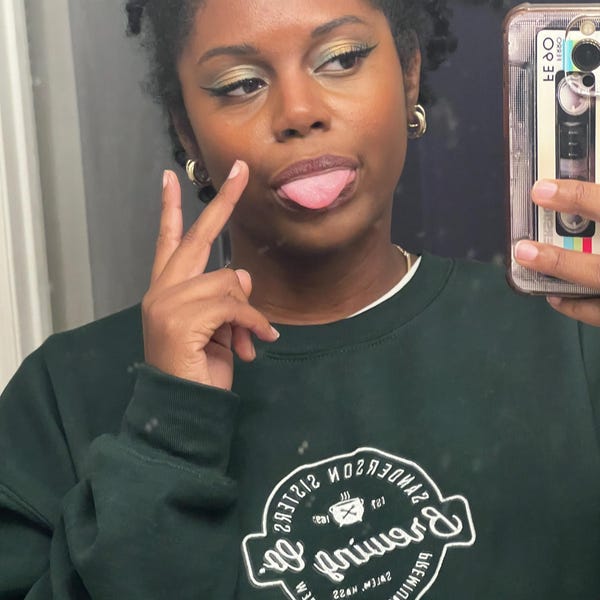 My Anxiety is Chronic but This Ass is Iconic Embroidered Sweatshirt Y2K ...