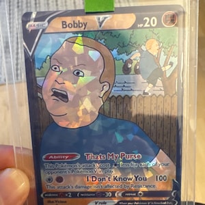 king of the hill pokemon card Salt Bae Dale Gribble Meme Pokemon Card main image 0