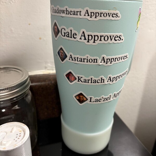Baldur's Gate 3 Companions Approval Sticker! | Bg3 Stickers ...