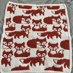Outfoxed - Overlay Mosaic Crochet Pattern - Etsy