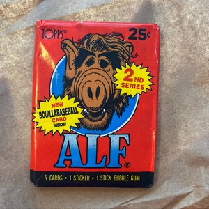 1980s TV Show Trading Cards Wax Packs, 80s Themed Dad Gifts