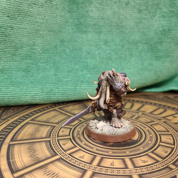 Cyrus Swordtusk - Oliphant - Unpainted Miniature - Etsy