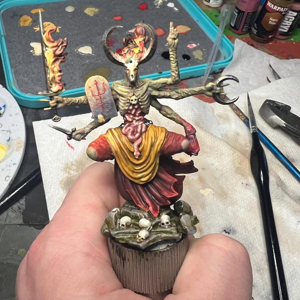 Set of 14 Hand Painted in Rust Effect Dice/bolter Rounds With Box. 3D ...