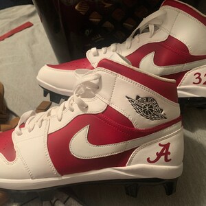 Custom Hand Painted Jordan 1 Baseball 