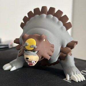 Ursaluna Pokemon Figure 3D Printed Regular and Shiny Collectible