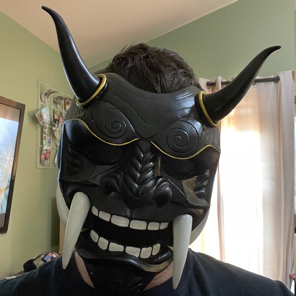 Samurai Assassin Demon Oni BB Gun Airsoft Mask, Halloween Costume ...