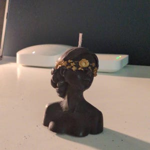 Flower Lady Candle| Unique Candle | Handmade Candle  |Aesthetic Candle | Woman Body Candle| Sculpture Candle|Handmade Candle|shaped Candle