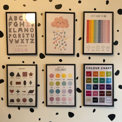 Count to 100 Number Chart Print Maths Poster Multiplication Educational ...
