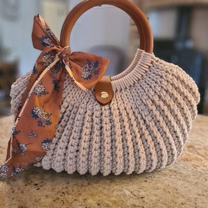 Santorini Crochet Bag Pattern – Tile | PDF + Video | Market Tote