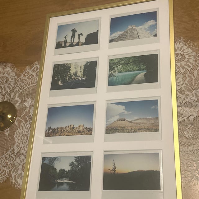 Instax ワイドフォトマット | 8枚の写真コラージュ、11x17 マルチ