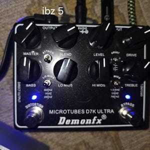 Demonfx Microtubes D7K Ultra V2 Bass Preamp Effect Pedal - Etsy