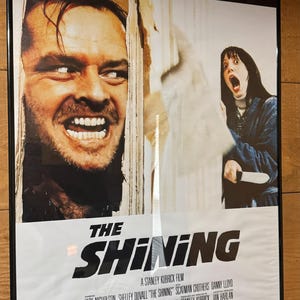 映画『シャイニング』ポスター：クラシックホラーキャンバスアート