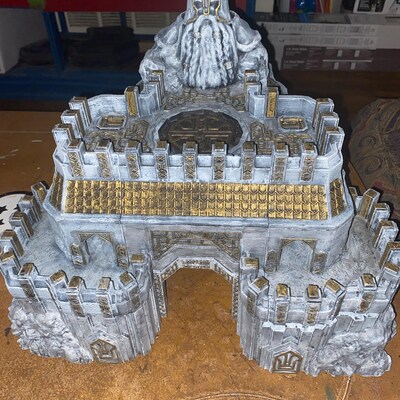 Terrain De Jeu Royaume De Durak Deep Great Hall - Pour MESBG (Le Seigneur Des Anneaux) 28 Mm - Neuf