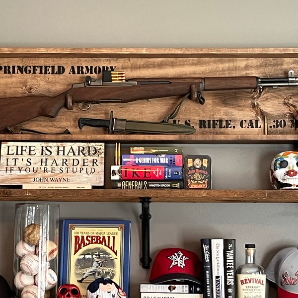 M1 Garand Display | M1903 Rifle Display | Gun Rack - Etsy