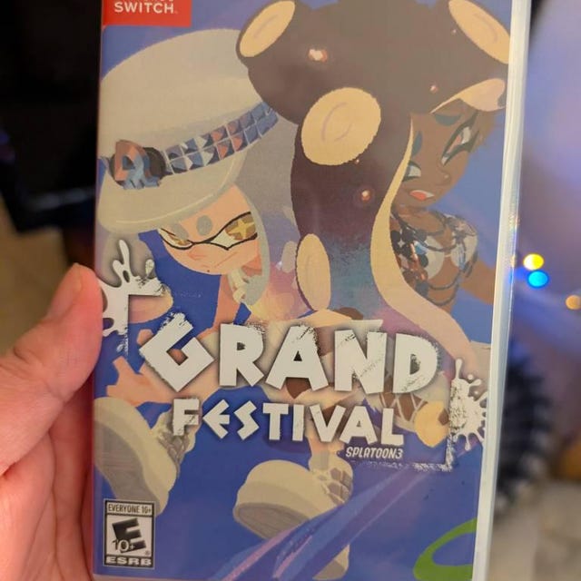 Splatoon 3: Grand Festival Custom Switch Cover (NO GAME) - Etsy