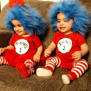 Thing 1 and Thing 2 Onesies - Etsy