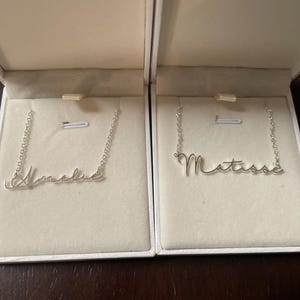 Personalized Silver Name Necklace,Custom Gold Plated Name Necklace, Personalized Name Jewelry for mum,Mothers Day Gift for mom,Birthday Gift