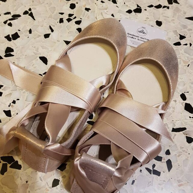 wedding rose gold flats