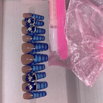 Gold Chrome Nails Chrome Nails 3D Nails Gold Press on Nails - Etsy