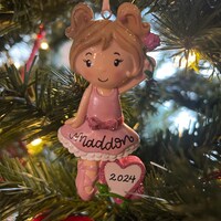 Bisque ceramic christmas ornament blank