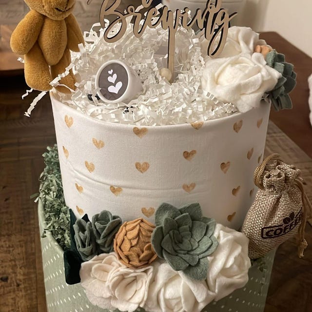 Diaper Cakes For Baby Shower Extra-large Gender-neutral Donut