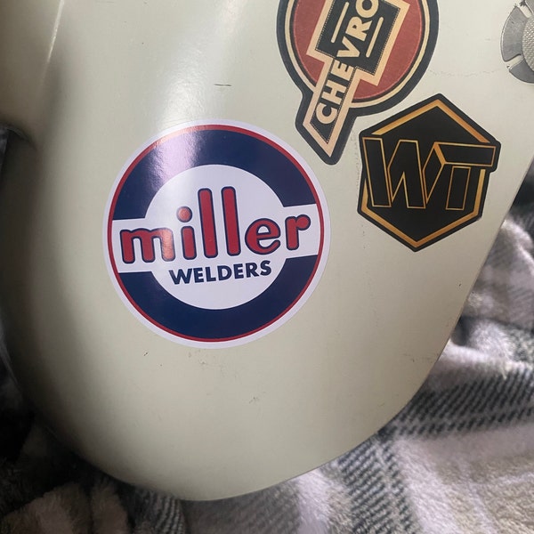 Miller Welding Logo Decal: 1960s Welder Machine Vinyl Decal Sticker 148 ...