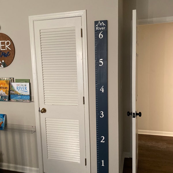 Growth Chart Ruler 3D | Playroom Decor | Wall Ruler | Baby Shower Gift ...