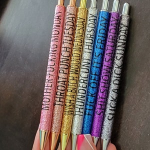 Swear Word Daily Pen Set 