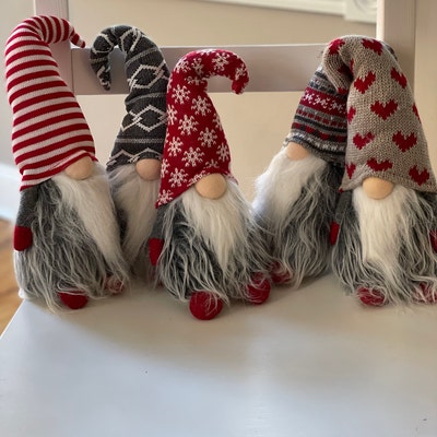 Christmas Gnome Set Handmade Gnomes, Sweden Gnome, Scandinavian Nordic ...