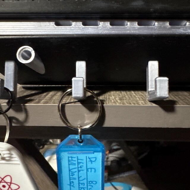 Back to the Future /// Time Machine Key Tag - Etsy