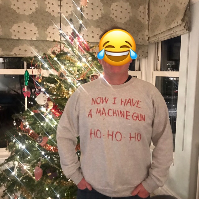 Now I Have A Machine Gun Sweater Movie Jumper Film Sweatshirt