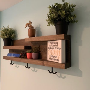 28 Bathroom Shelf Organizer with Modern Towel Bar - Modern Farmhouse –  KBNDecor