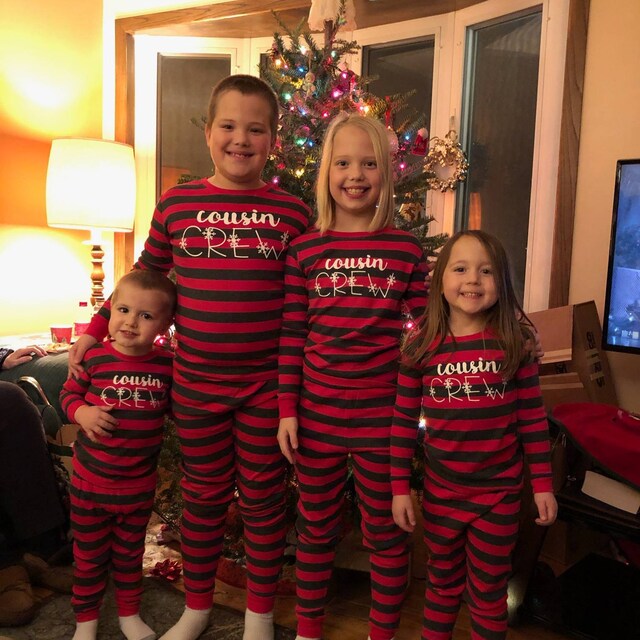 Matching pjs for cousins hot sale