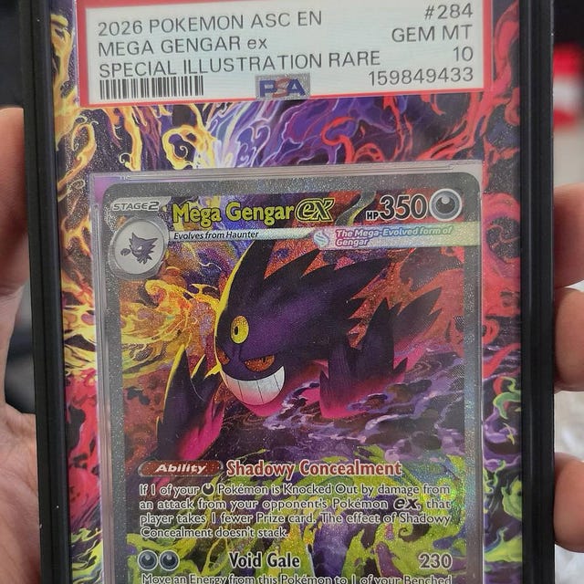 Mega Gengar EX SAR Custom Pokemon Graded Display Case - Etsy Hong Kong
