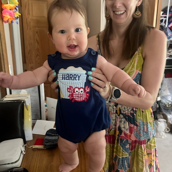 Beach Bliss Footed Romper Baby Bundle