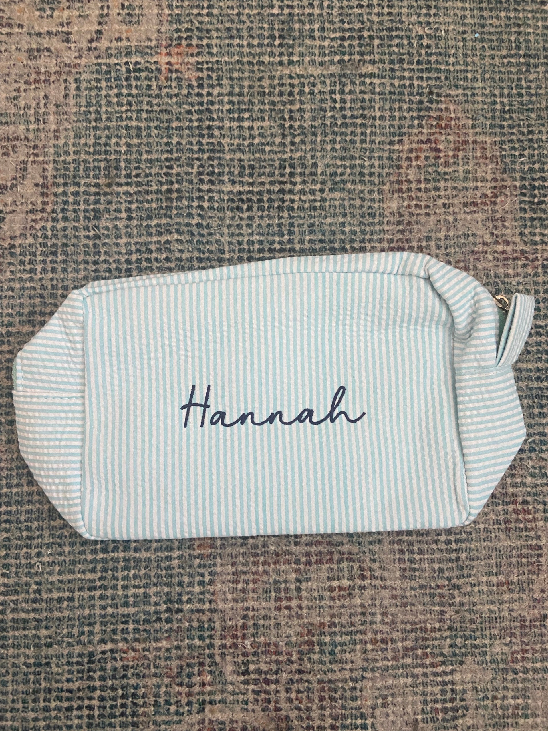 Personalized Monogrammed monogram colorful Makeup Bag, Bridesmaids Gifts, Sorority, Wedding Gifts, Christmas Gift for her, Free Shipping