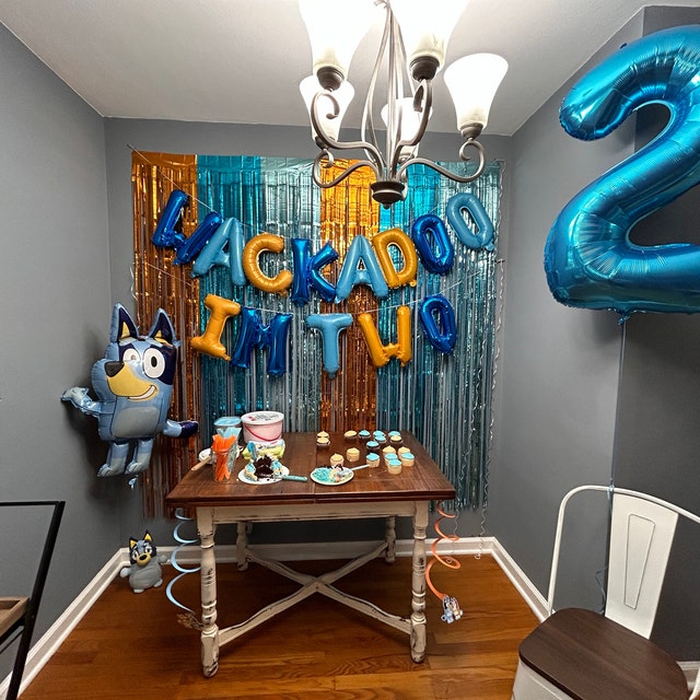 Decoracion bluey ❤️  2nd birthday party for girl, 2nd birthday party themes,  Birthday party theme decorations