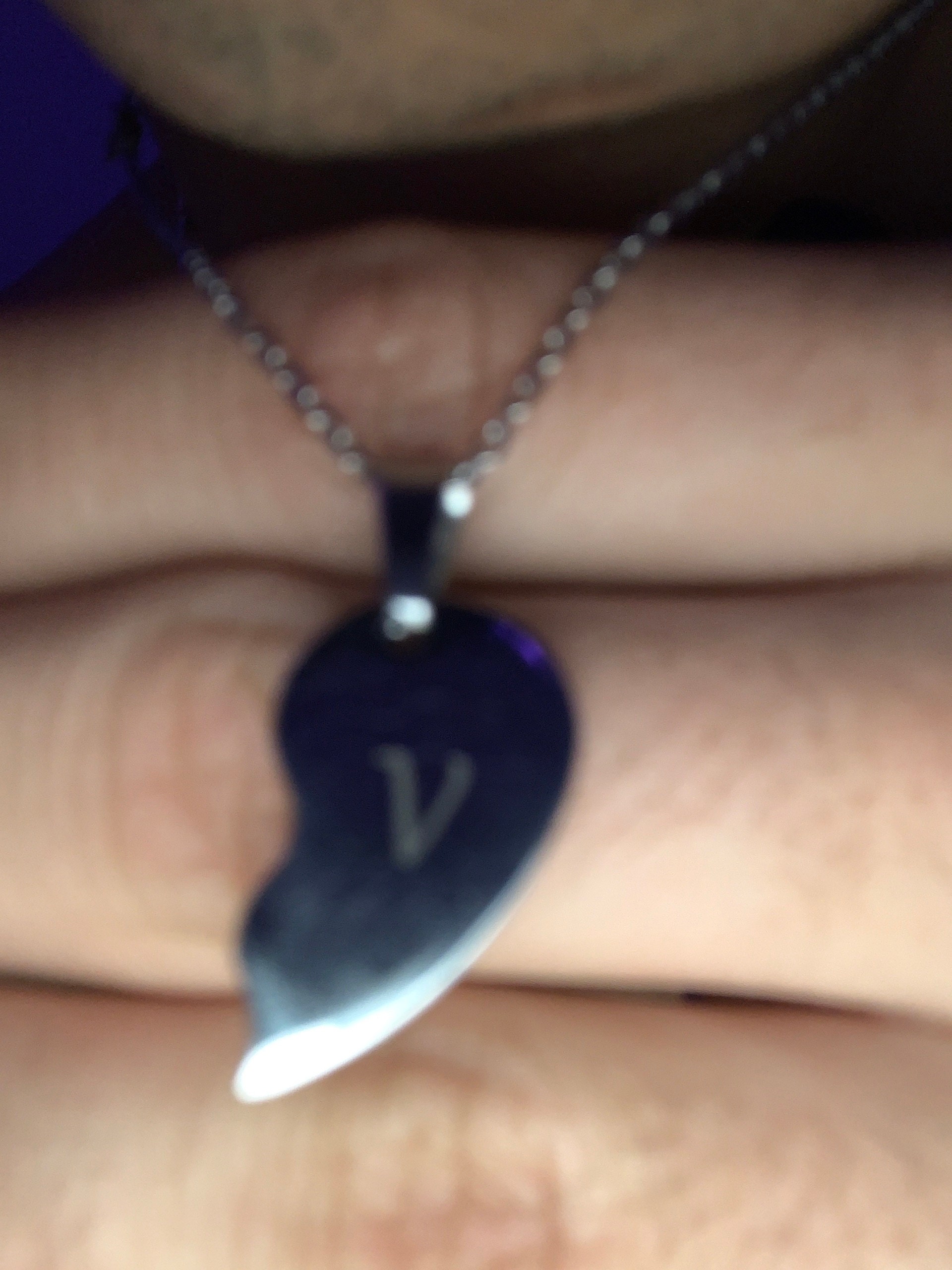 Personalised Best Friends Heart Necklaces Couples Necklaces Custom Engraved Gift For Her Minimalist Bridesmaid Gift Birthday Gift
