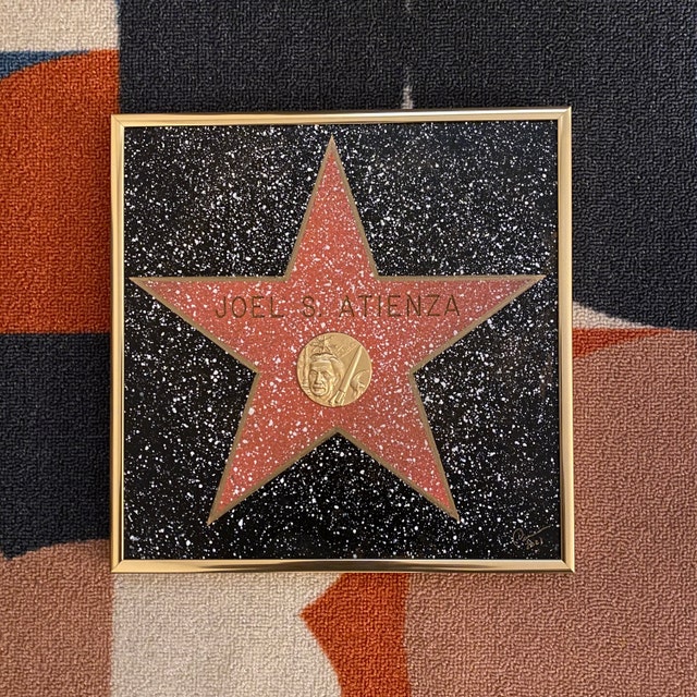 Personalized Hollywood Walk of Fame Star, Hand-painted by the SAME