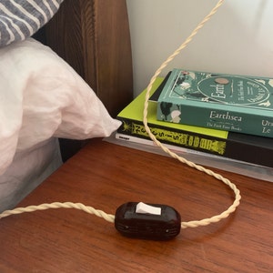 Inline Cord Switch Cooper Vintage Style Rocker Feed Thru Switch Top ...