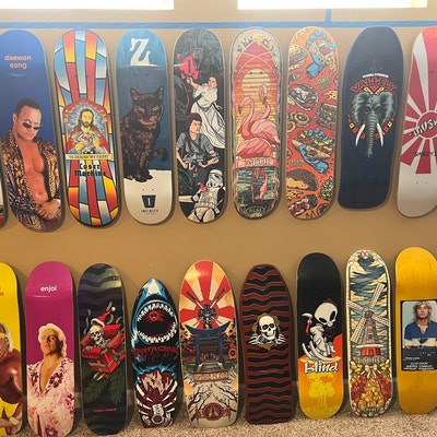 Skateboard Wall Mount, Skateboard Hanger, Skateboard Wall Art ...